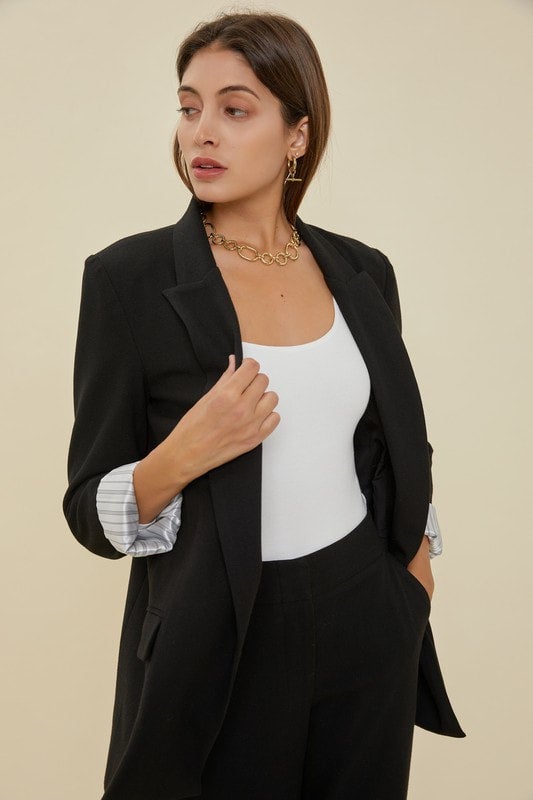 Blazer effet maille à trois poches - Prêt-à-porter de luxe